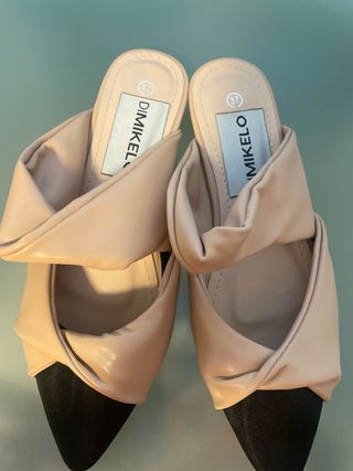 Zapatos DIMIKEL Beige y Negro