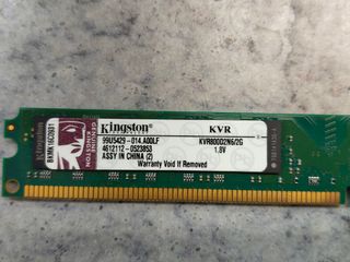 Memoria RAM Kingston 2GB DDR2 KVR800D2N6