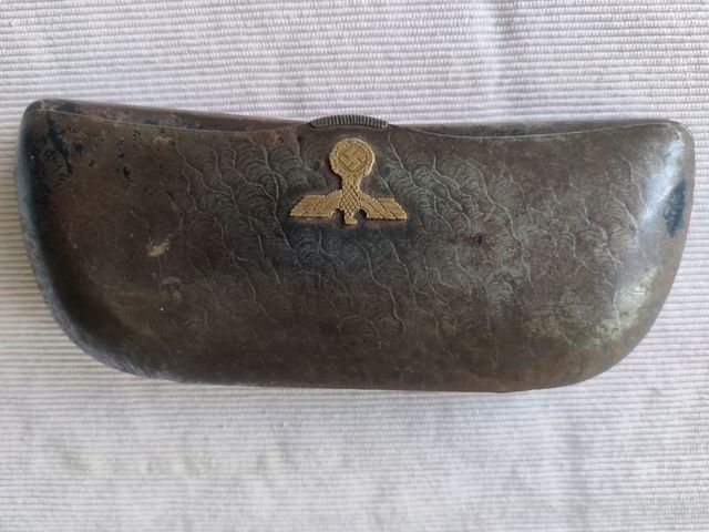 Antiguas gafas con funda Tercer Reich