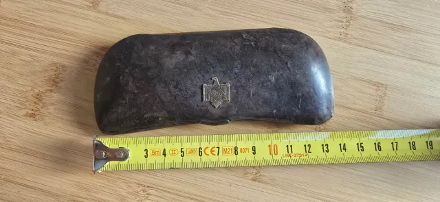 Antiguas gafas con funda Tercer Reich