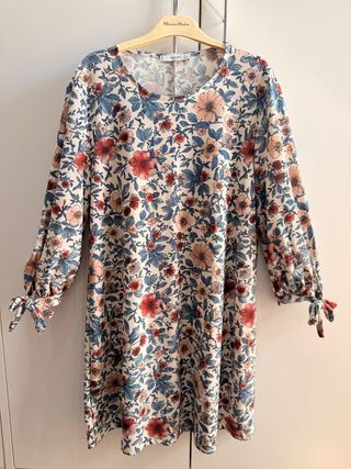 Vestido estampado floral Mango 