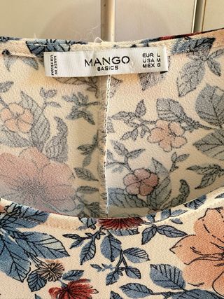 Vestido estampado floral Mango 