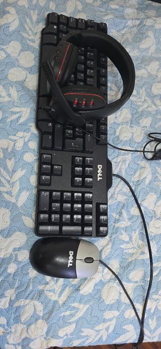 Teclado, Ratón y Auriculares Dell