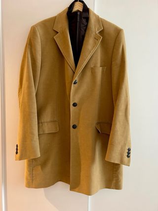 Abrigo con falso chaleco acolchado hombre XXL