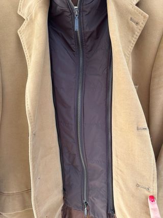 Abrigo con falso chaleco acolchado hombre XXL