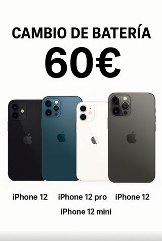 Cambio Batería iPhone X, XR, XS, 11, Pro, Max