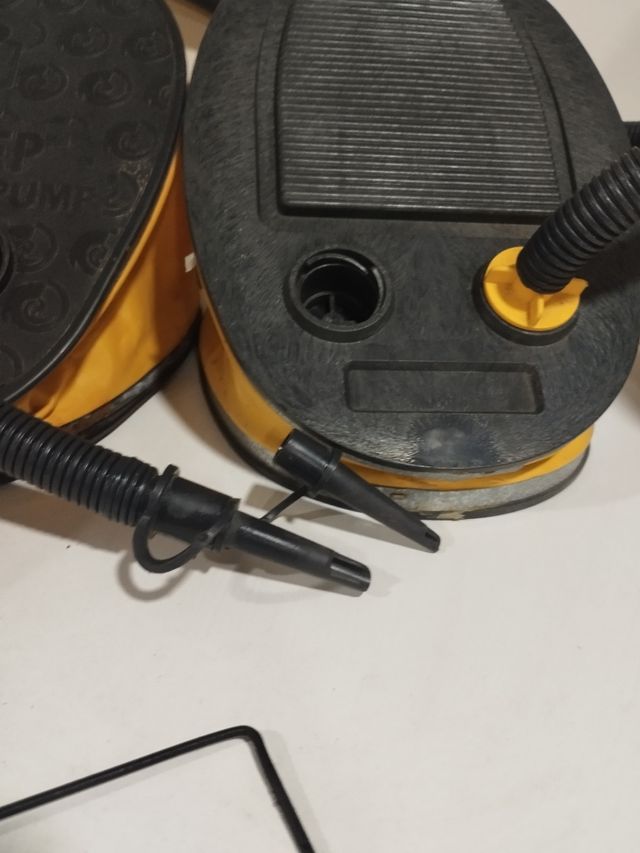 Lote 2 Hinchadores Manuales + Accesorios
