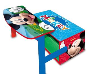 Escritorio y banco juguetero 3 en 1 Mickey