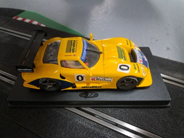 Coche Scalextric Fly Marcos 600 LM Donington 97