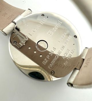 Bulgari Acero y Oro Blanco Reloj