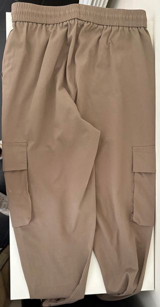 Pantaloni cargo uomo marroni con tasche