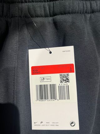 Pantalón chándal Nike Talla L niño / XS adulto
