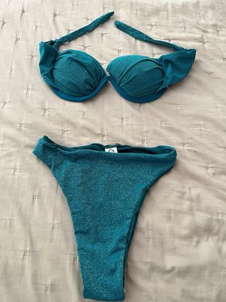 Bikini Brasileño Teal Tallas S - M - L