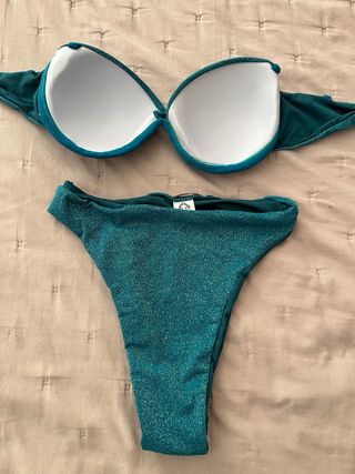 Bikini Brasileño Teal Tallas S - M - L