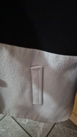 Cappotto corto bicolore