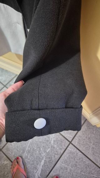 Cappotto corto bicolore