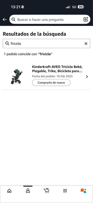 Triciclo Kinderkraft AVEO Plegable Verde.   muevon