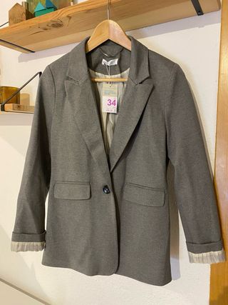 Chaqueta americana gris Talla 34