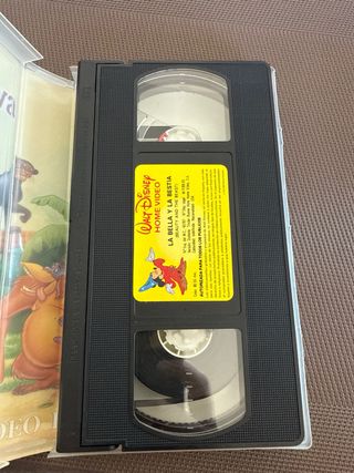 La Bella y la Bestia VHS Clásicos Disney Español