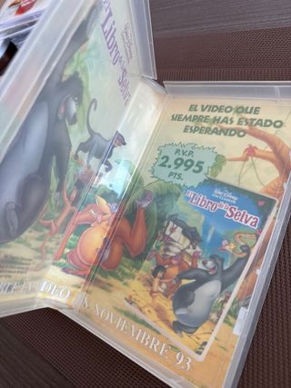 La Bella y la Bestia VHS Clásicos Disney Español