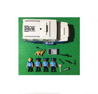 Playmobil 9371 furgón blindado + Policías