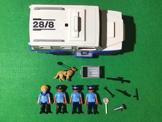 Playmobil 9371 furgón blindado + Policías