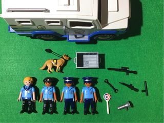 Playmobil 9371 furgón blindado + Policías
