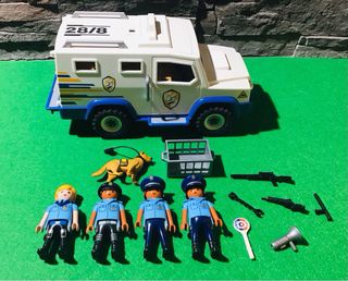 Playmobil 9371 furgón blindado + Policías