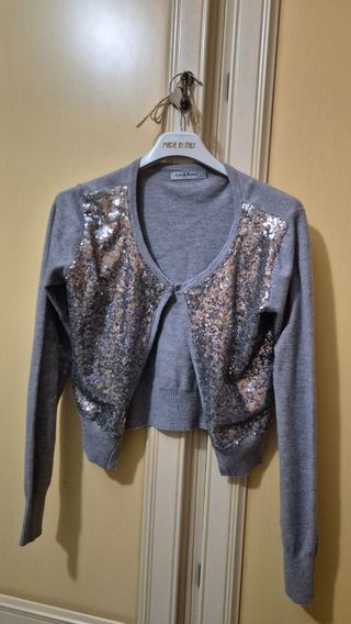 Coprispalla Amo & Roma con paillettes