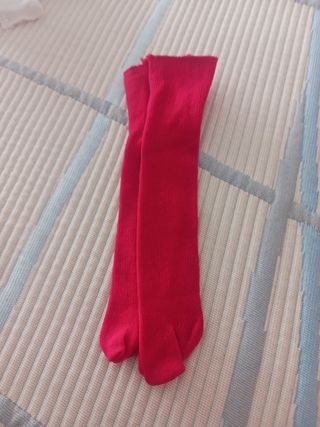 Medias Lesly Originales Talla Única Rojas