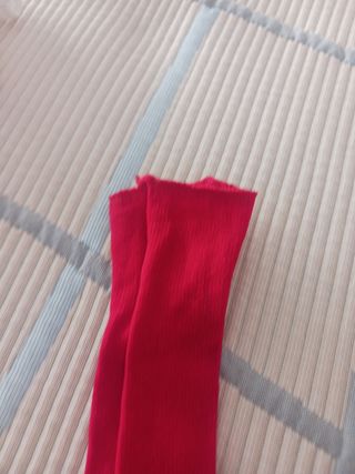 Medias Lesly Originales Talla Única Rojas