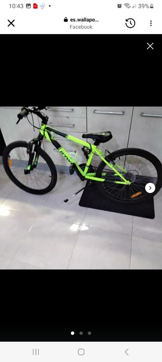Bicicleta de montaña Btwin verde