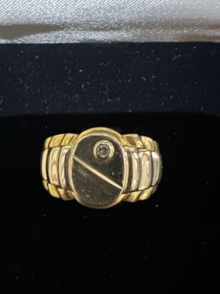 Anillo Oro bicolor 18k 