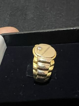 Anillo Oro bicolor 18k 