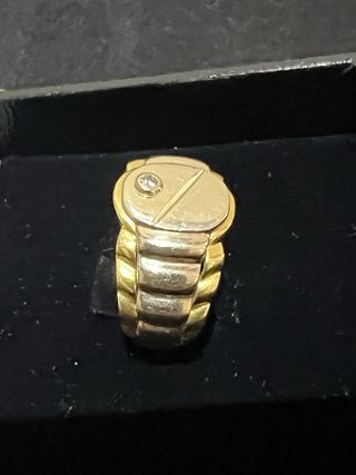 Anillo Oro bicolor 18k 