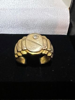 Anillo Oro bicolor 18k 
