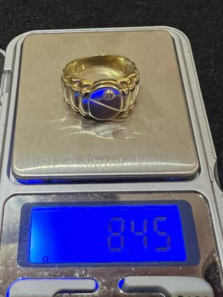 Anillo Oro bicolor 18k 