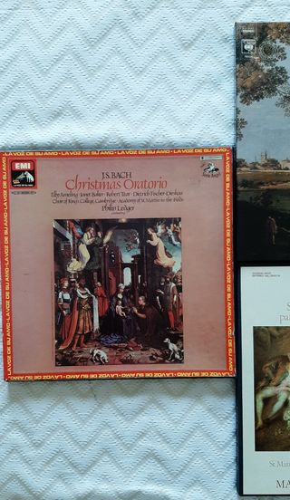 Vinilos. Bach, J S. Precio por cada caja