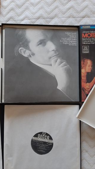 Vinilos. Bach, J S. Precio por cada caja