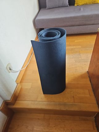 Esterilla de yoga azul