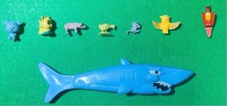 Lote 27 animales de plástico