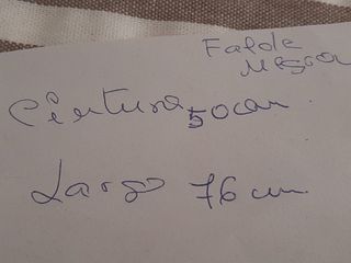 Falda Baturra Negra y Dorada