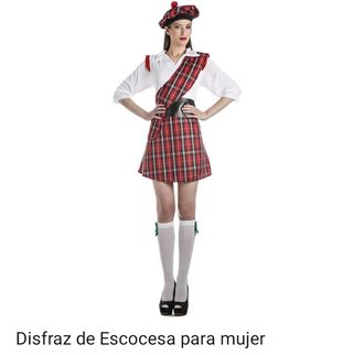 Disfraz Escocesa, accesorios disfraz Monja, cospla