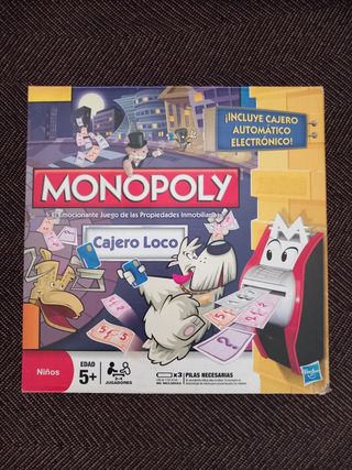 Monopoly Cajero Loco Juego de Mesa