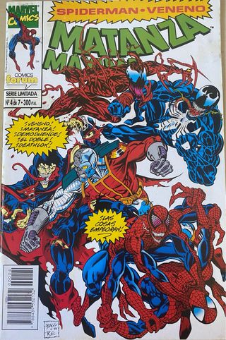Spiderman Veneno Matanza Maxima