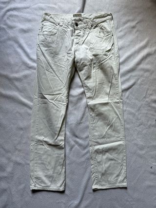 Armani Jeans W31 Cotone Denim Bianco