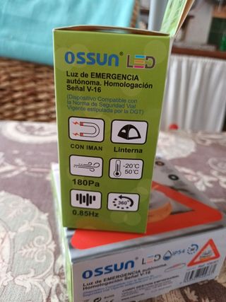 Luz de emergencia autónoma. Sin geolocalizacion 
