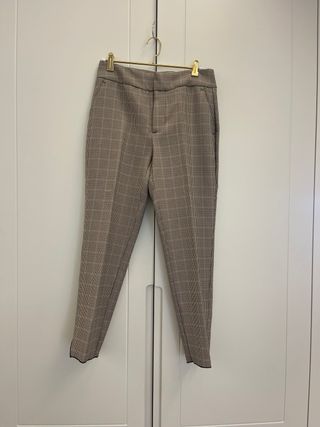 Pantalones de cuadros Zara