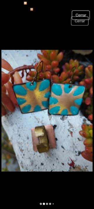 Conjunto Étnico Bohemio Oro Turquesa