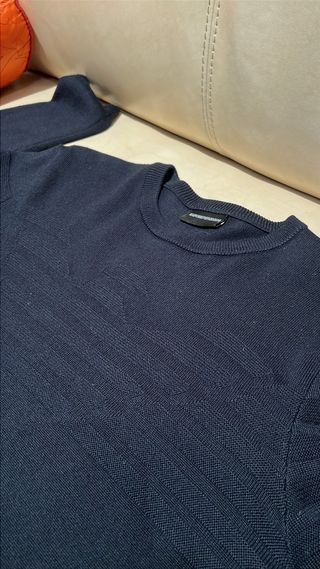 Jersey Emporio Armani Azul Marino Punto